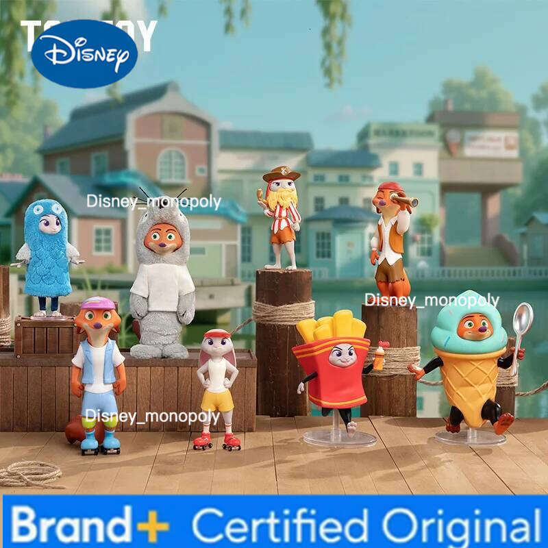 Disney Genuine Zootopia 2 Nick Judy Best Undercover Series Blind Cute Cartoon Figurine Collect Ornament Doll Mystery Box Toys Gifts H260105