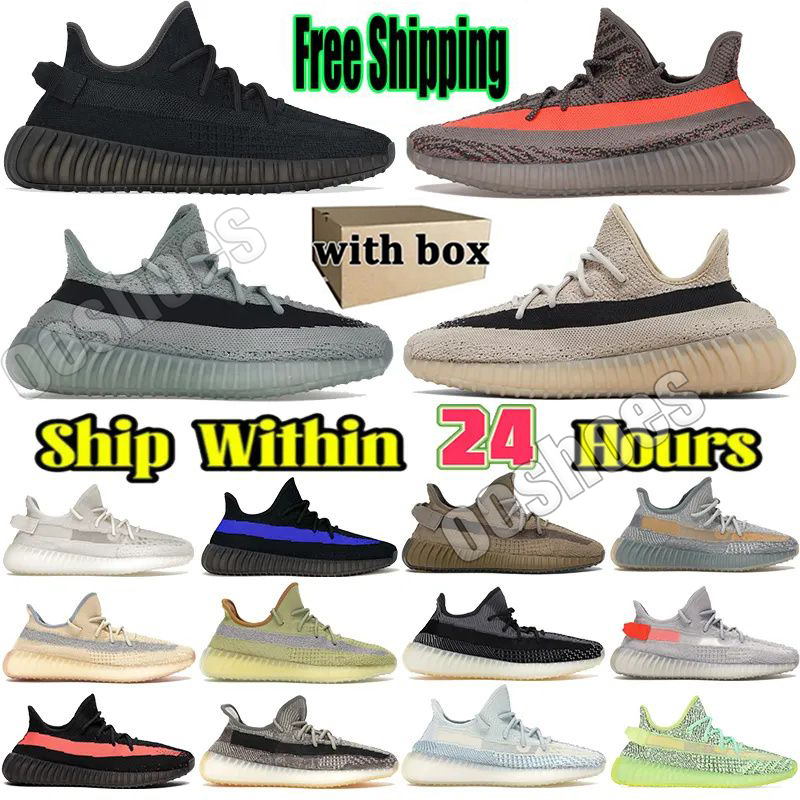 Free Shipping With Box Designer Running Shoes Onyx Bred Cream White Breathable Sneaker Classic Outdoor Sports Mens Womoens Big Size Trainers Chaussures EUR48