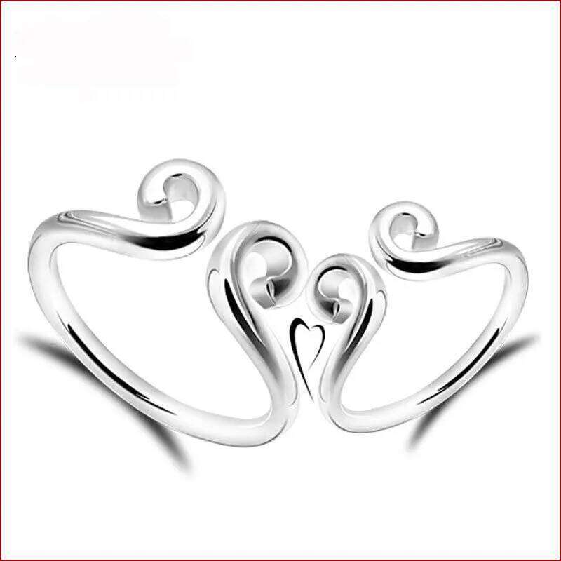 925 Sterling Silver Sun Wukong Magic Open Ring Couples Fashion Simple Birthday Party Wedding Anniversary Jewelry Gift