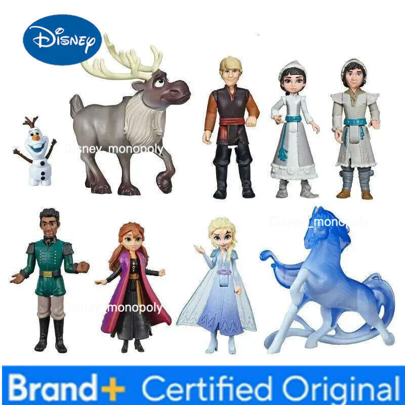Disney 9 pcs/set Cartoon frozen 2 elsa anna Figures set kids cake wedding decoration Action toys H260105 H260105
