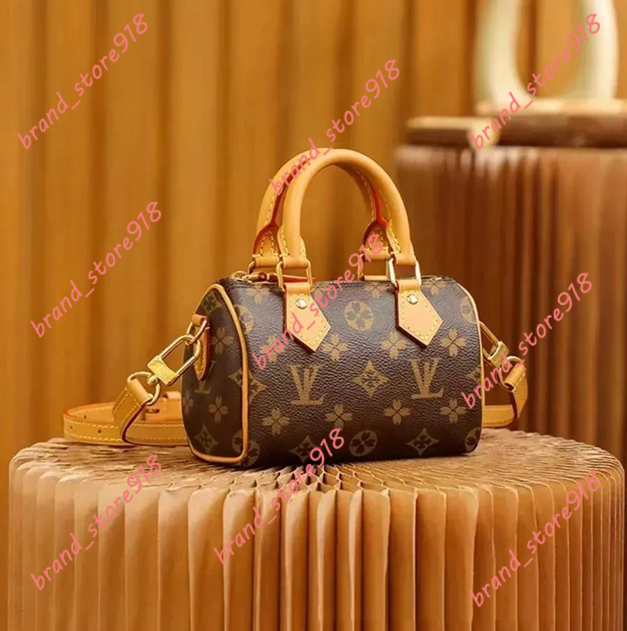 Top Bags Top Mini Nano Shoulder Women Leather Denim Crossbody Luxury Brands Embossed Tote Purse Brown Flower Handbag Designer Bag #brand_store918