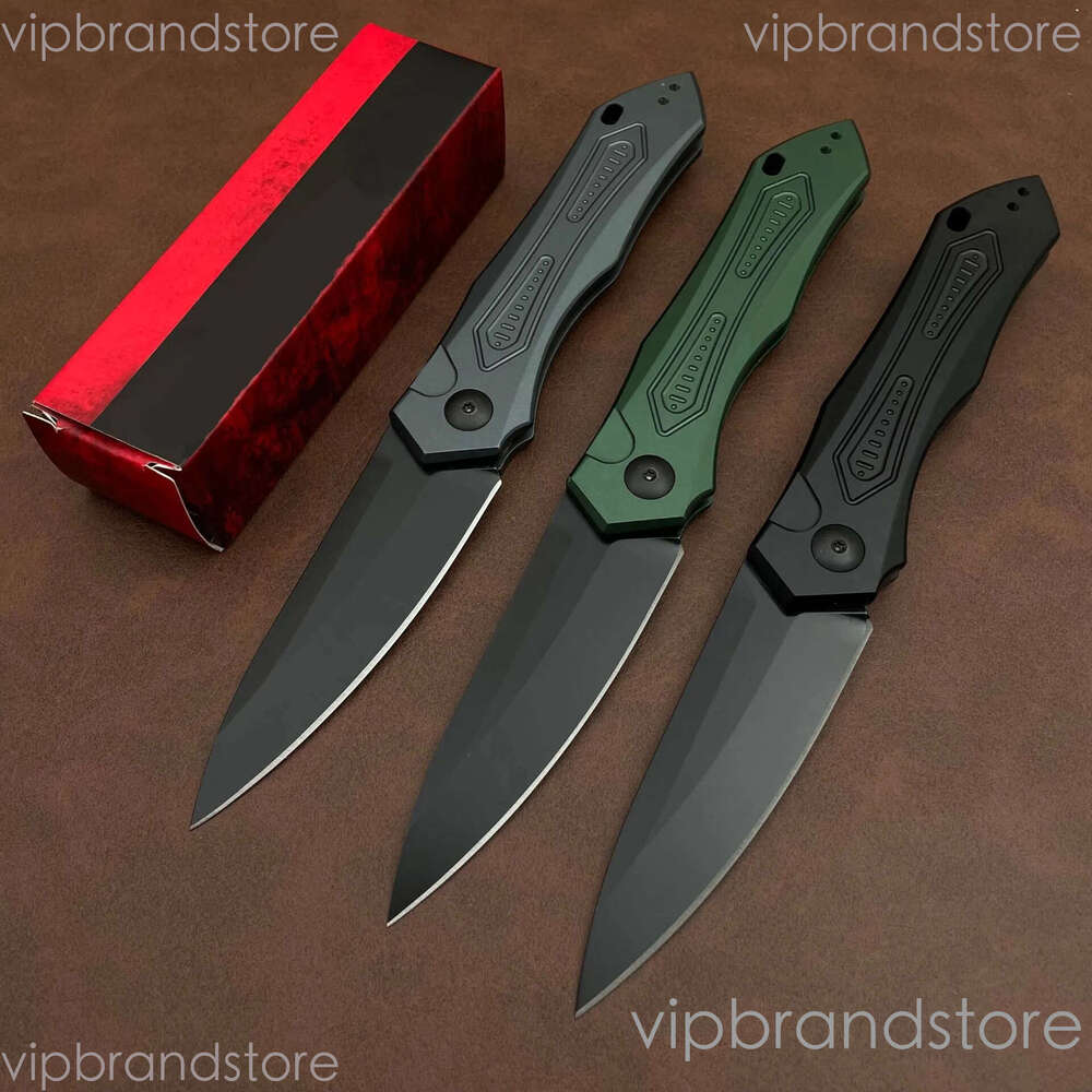 3Models 7800BLK Launch 6 Folding Knife fixed blade knife 3.75 CPM-154 Black DLC Blade, Aluminum Handles