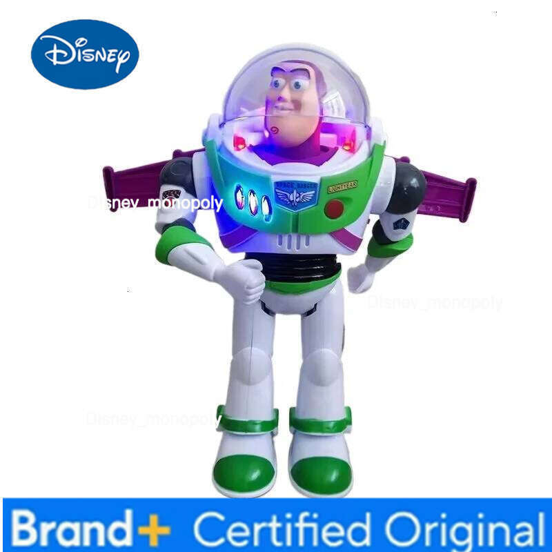 Disney Story Buzz Lightyear Electric Walking Robot Doll Action Figure Pixar Kids Birthday Gift Collectible Model Toy H260105