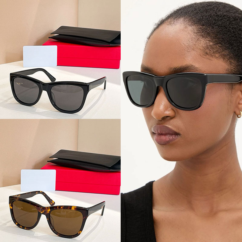 Classic Womens Sunglasses Acetate Square Luxury Frame UV400 UV Protection Outdoor High Street Catwalk Style 816 Special Box