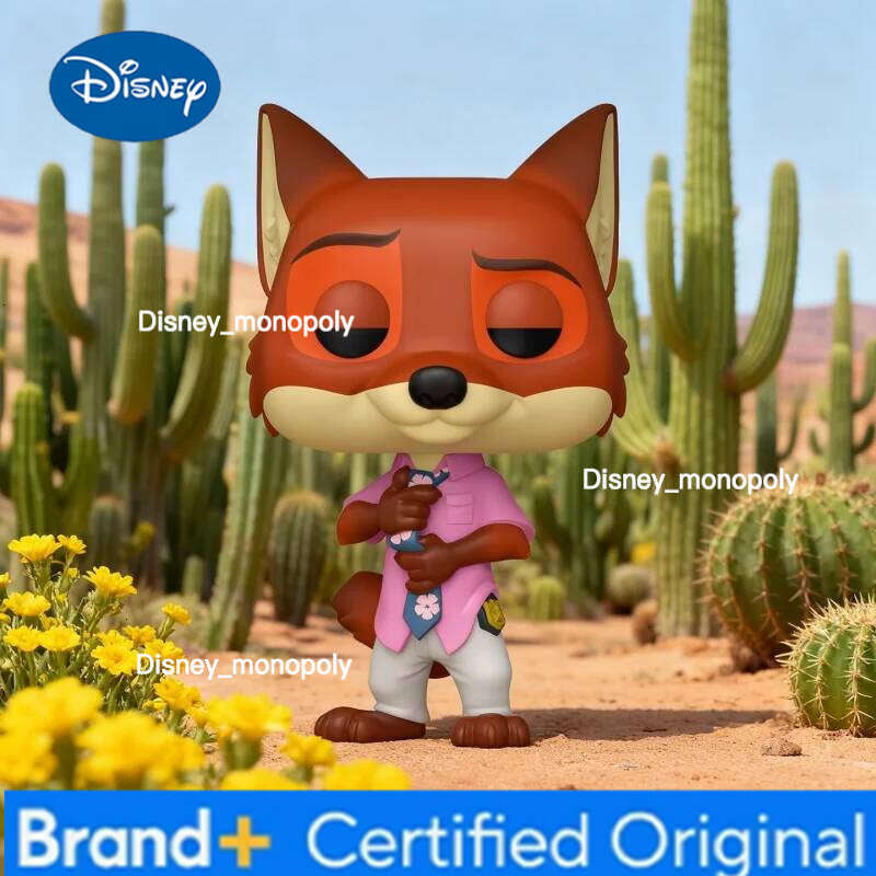 Disney Wilde #1653 Zootopia 2 Funko Pop Action Figure Toy Genuine Nick Vinyl Sculpture Dolls Collectable Fan Kids Xmas Gift H260105
