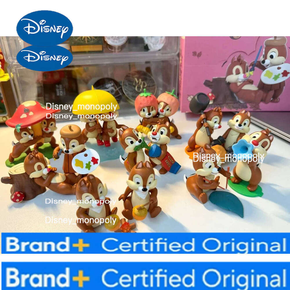 Disney Chip And Dale Brothers Good Series Blind Box Figure Toy Kawai Desktop Decorate Ornaments Kid Toys Birthday Gifts H260105