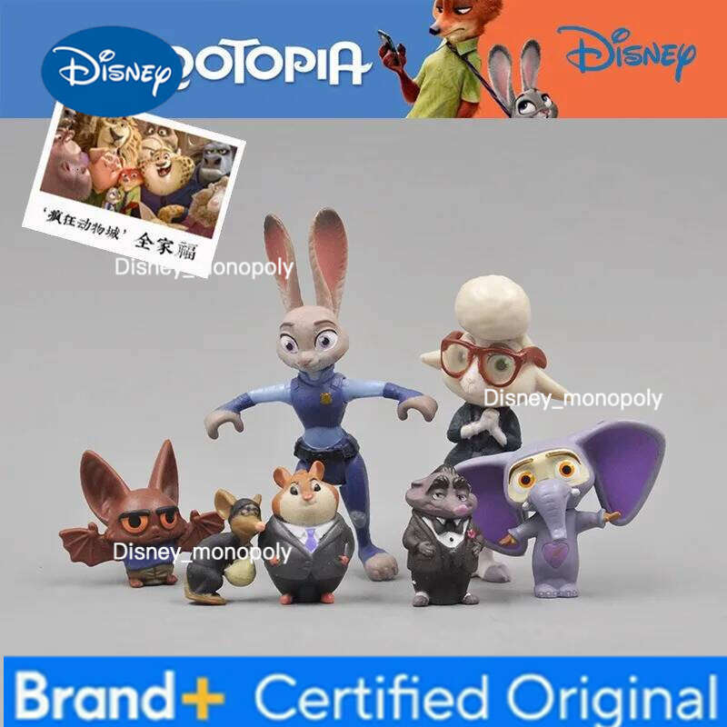 Disney Cartoon Zootopia Judith Laverne Hopps Zootropolis Action Figure Doll Judy Anime Cosplay Children Birthday Toy Gifts H260105