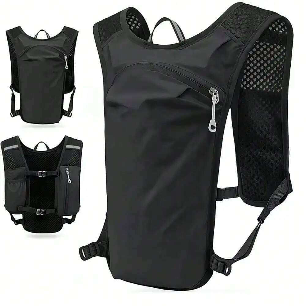 Outdoor Sports Backpack, Adjustable Breathable Running Vest Bag, Cycling Vest, Men's Chest Bag