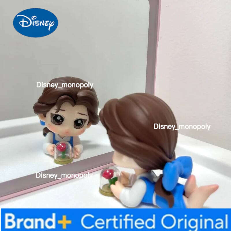 Disney Genuine Princess Afternoon Break Series Blind Box Cartoon Anime Elsa Mermaid Ariel Figure Decoration Girls Birthday Gifts H260105