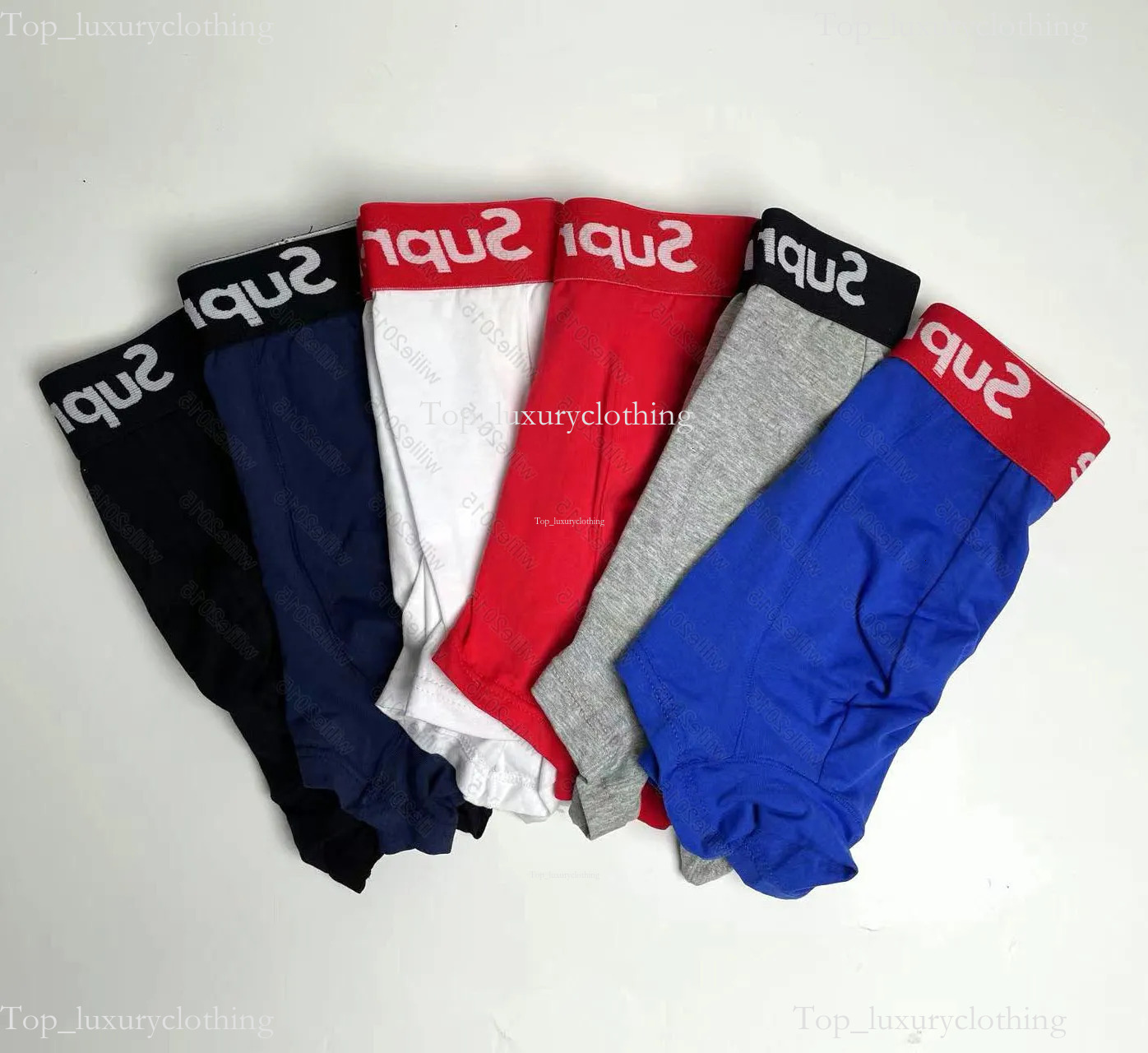 Marty Surpremelys Boxers Luxury 3 Pieces/Men's New Solid Color Women's Underwear Boxers Students Youth Trend Supremely Breathable Fashion Brand 4c0