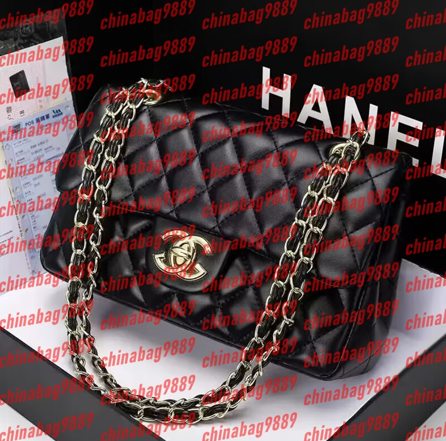 2025 Luxurys Designer Bag Women Shoulder Chain Bag Clutch Flap Tote Bag Wallet Check Purse Double Letter Solid Hasp Waist Square Stripes Woman Handbag backpack