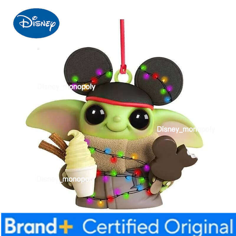 Disney New Hanging Mickey Mouse Pendants Grinch Ornaments Acrylic 2d Version Christmas Tree Decor Xmas Toys H260105