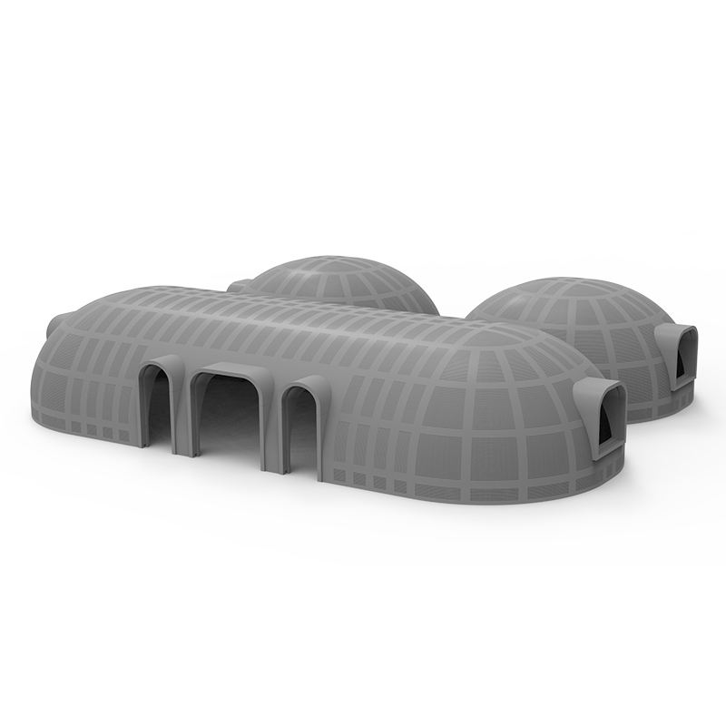 Off-grid solar power system Design EPS Dome House Cabin for Camping-Windproof & Fireproof combination home