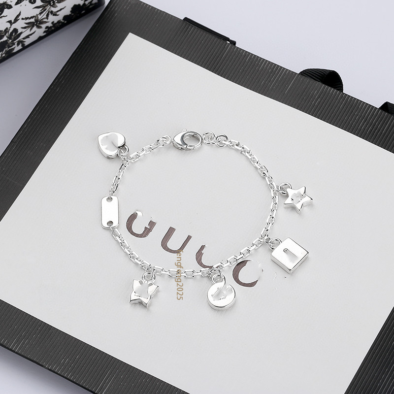 20cm jewelry fashionable bracelet high-quality designer bracelet stainless steel material 18K gold/silver suitable for both men and women luxury product gift