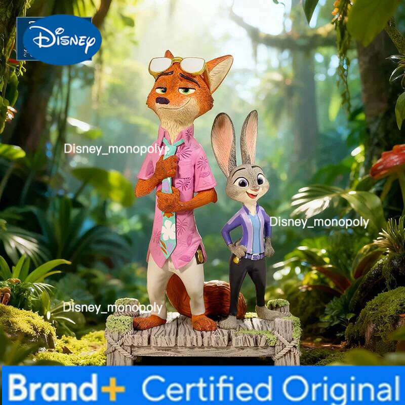Disney New Zootopia 2 Figure Anime Judy Hopps And Nick Wilde Action Figurine Model Doll Collection Pvc Statue Toys H260105 H260105