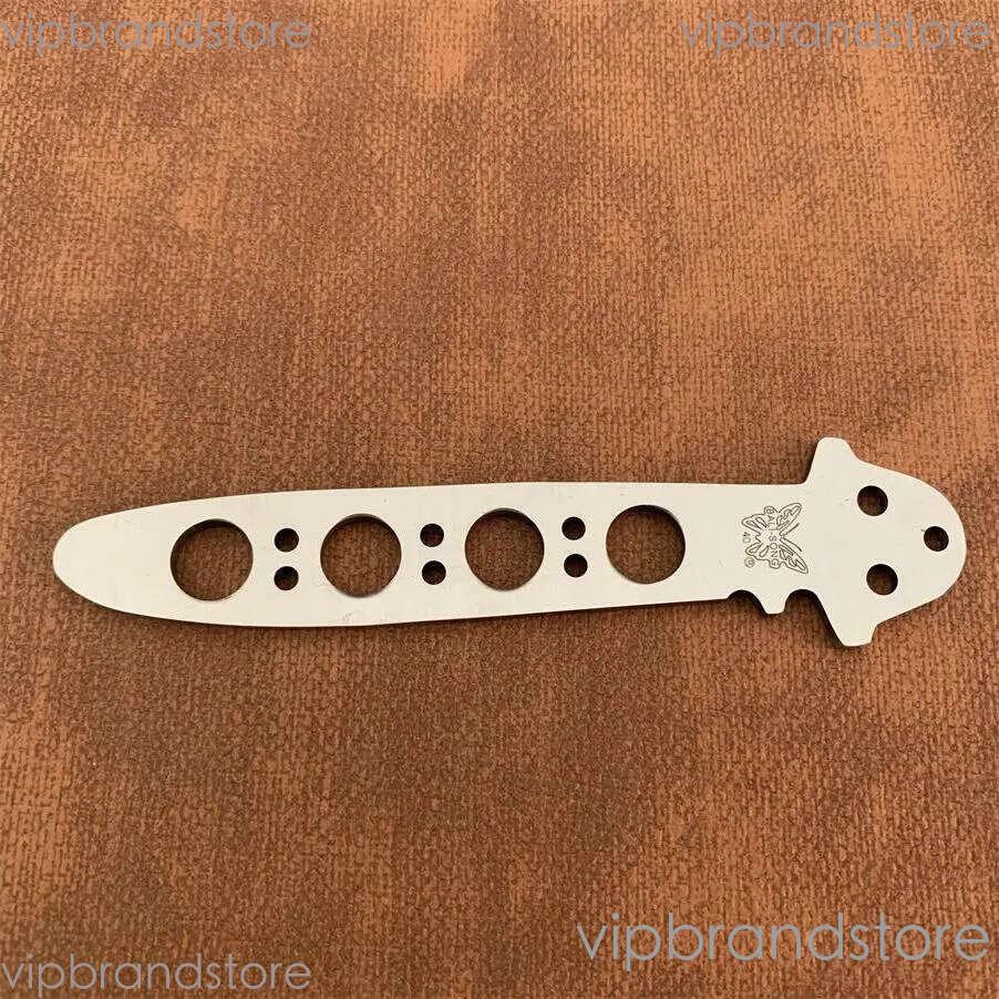 8Models BM42 Trainer Free-swinging Knife 3.74 fixed blade knife 440C Plain Blade, Stainless steel Handles For BM40 BM41 BM43 BM46 BM47 BM49