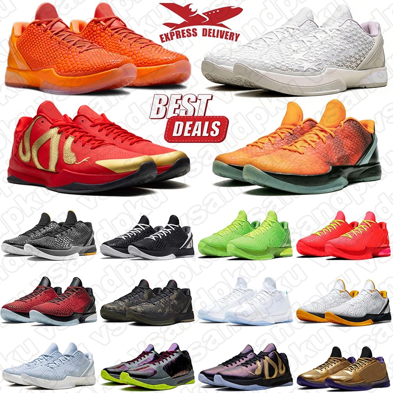 free shipping kobeshoe mamba 6 Casual shoes 5 women mens trainers designer sneakers Mambacita Bruce Lee Alternate Chaos Think Pink Laker men outdoor sports sneakers