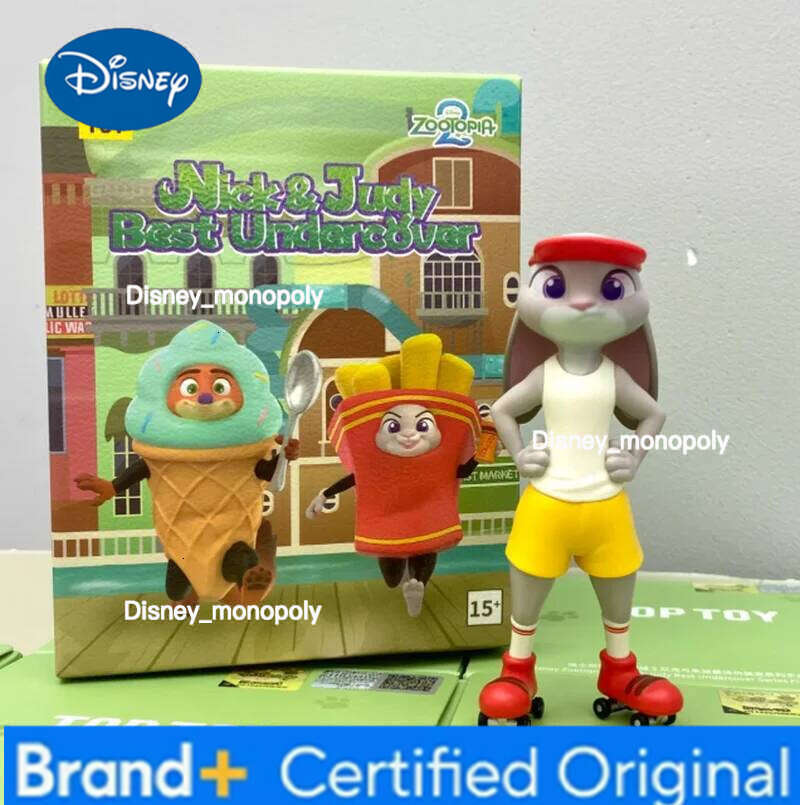 Disney Zootopia Judy Nick Best Disguise Collector Figure Blind Box Gift Statue for Girls and boys H260105 H260105