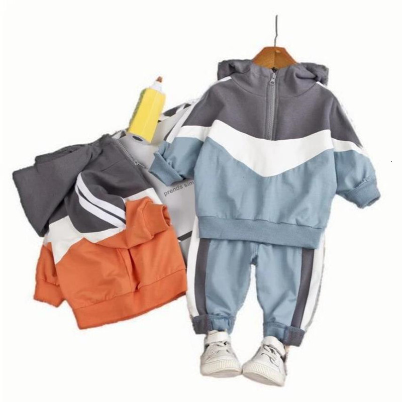 Sets Spring Autumn Baby Boys Girls Clothes Clothing Children Letter Hoodies Jacket Pants 2Pcssets Toddler Fashion Costume Kids Tracksuits y748