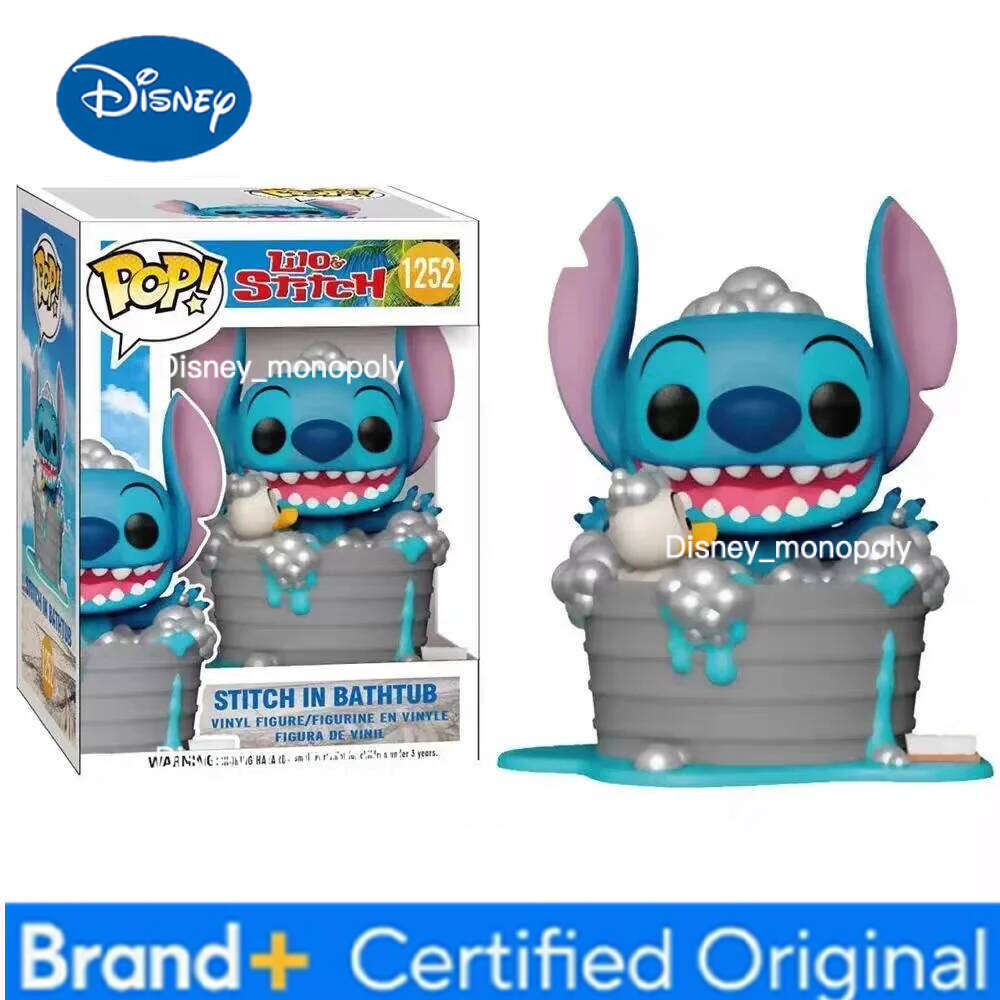 Disney Hot Sale Elf Star Baby Stitch Little Gold Handmade Vinyl PVC Doll Toy Children's Gift H260105