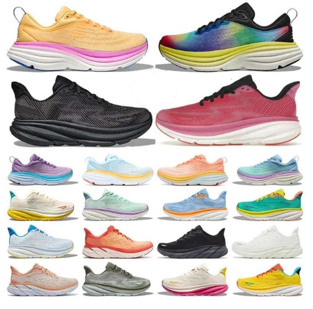 2026 Clifton 9 Casual Bondi Cliftons Shoes Sports Harbor Mist Black White Carbon X 2 Free People Designer Athletic Bondis 8 Mens Women phqq