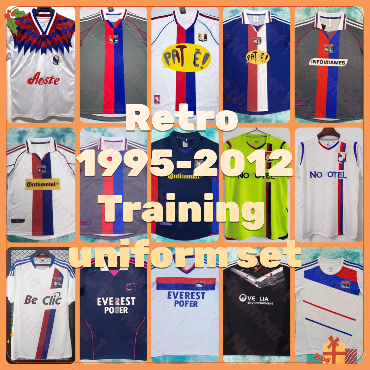 Retro LyoNNais Lyon soccer jerseys 1995 00 02 08 09 11 13 Carriere GOVOU GOURCUFF TOULALAN JUNINHO BASTOS BENZEMA M.BASTOS Football Shirt 2025/26 Training uniform set