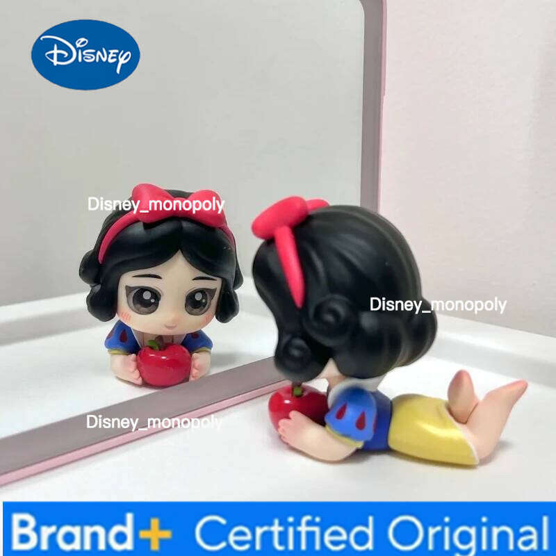 Disney Genuine Princess Afternoon Break Series Blind Box Cartoon Anime Elsa Mermaid Ariel Figure Decoration Girls Birthday Gifts H260105