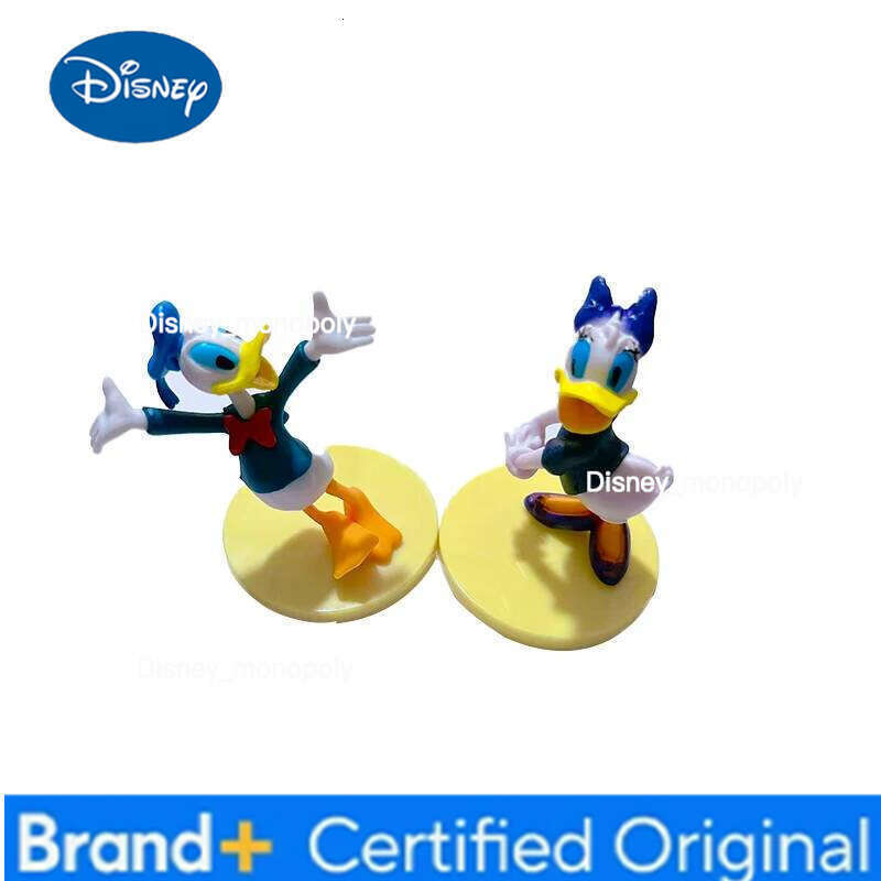 Disney 6PCS Cartoon Character Minnie Mouse Model Goofy Donald Duck Figurine Children's Toy Christmas Gift H260105