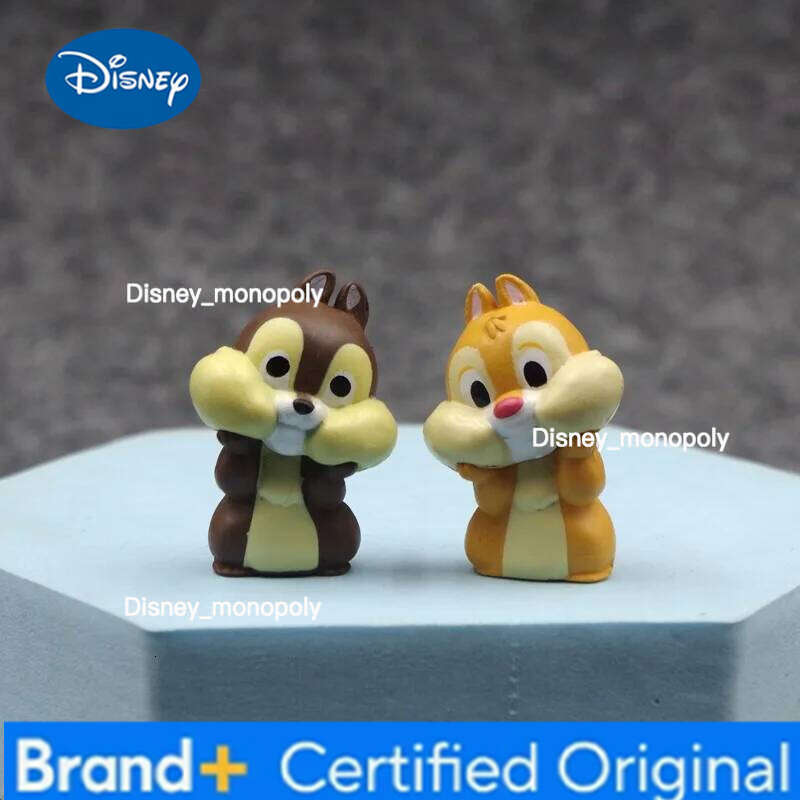 Disney 6Pcs Anime Mickey Mouse Action Figure Minnie Pooh Bear Dumbo Kawaii Cartoon Doll PVC Collectible Model GK Toy Kids Gift H260105