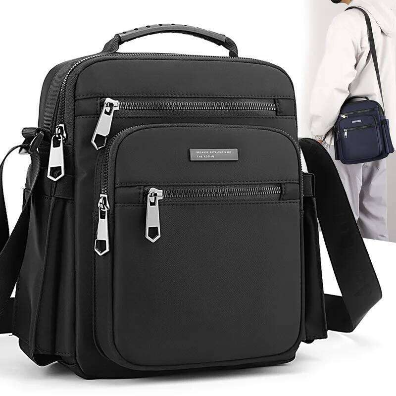4 Layers Room Design Bags High Quality Crossbody For Men Stylish Men's Handbag Shoulder Bag With Bottle Pocket