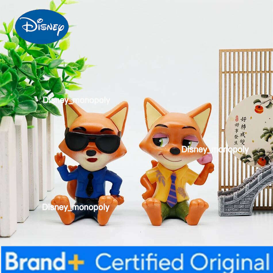 Disney Amazing Zootopia Animals Action Figure Toys Rabbit Judy Hopps Fox Nick Wilde Movie Kids Gift Collection Figures H260105 H260105