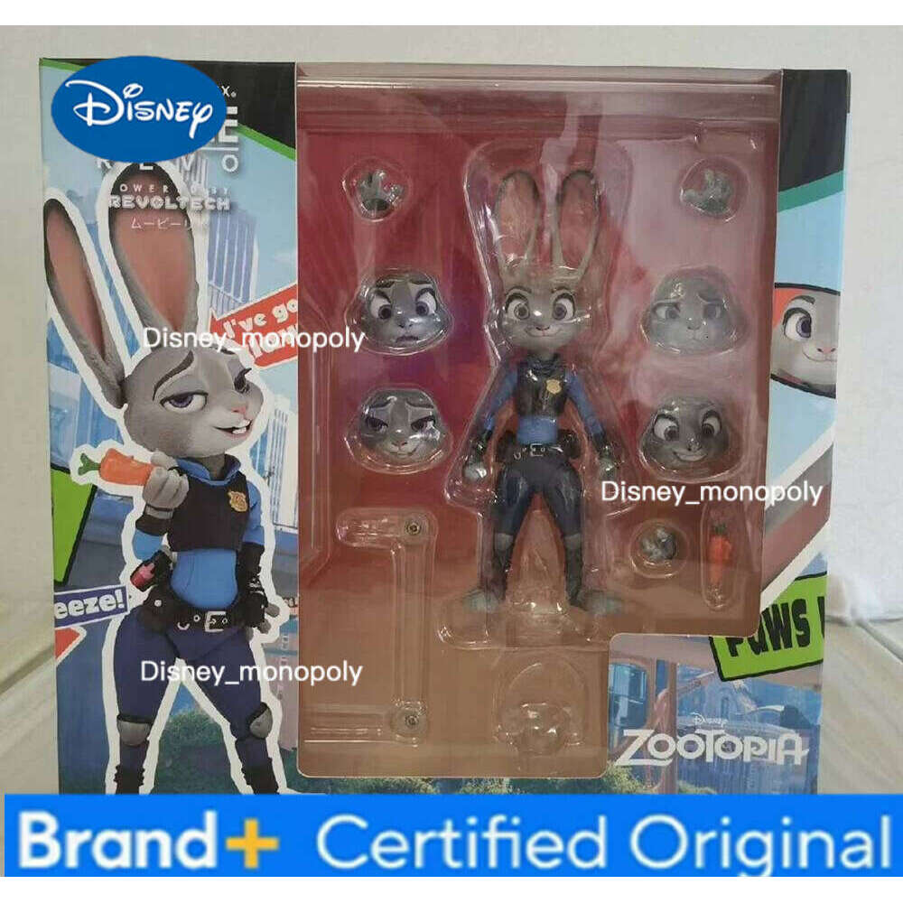 Disney In Stock Original Kaiyodo Zootopia - Judy Hopps Anime Action Figure Model Decoration Collection Series Gifts Toys H260105 H260105