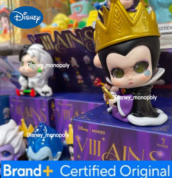 Disney Genuine Villainous Characters Collection Figure The Rebel Born Series Surprise Blind Box Fashion Trendy Desktop Gifts H260105