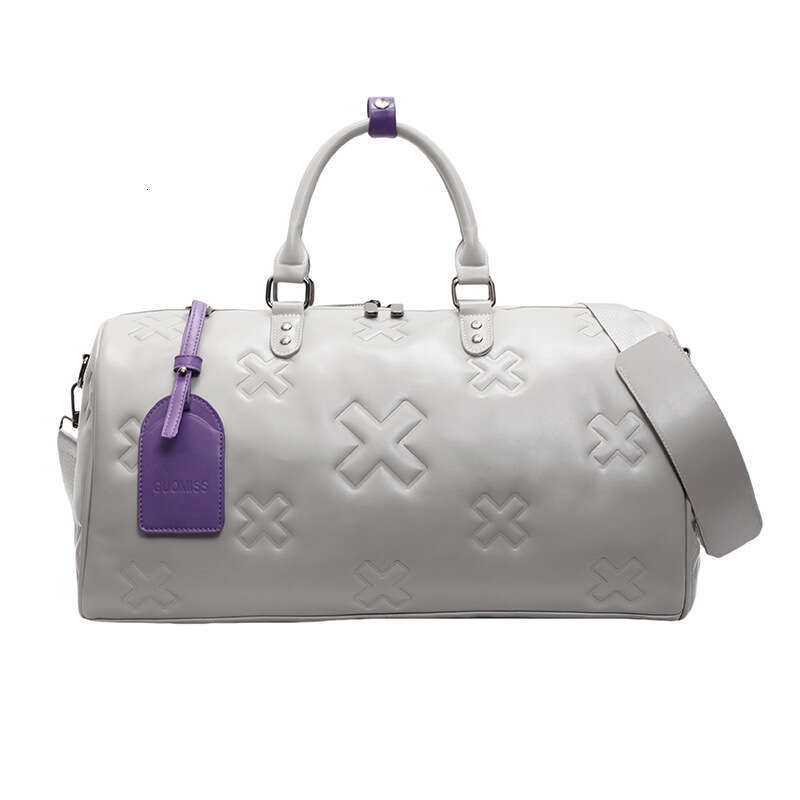 New Arrival Carry-On Luggage Handbag Soft Leather Gym for Women Fashionable Large Capacity Wet and Dry Separation Travel Bag - view 8
