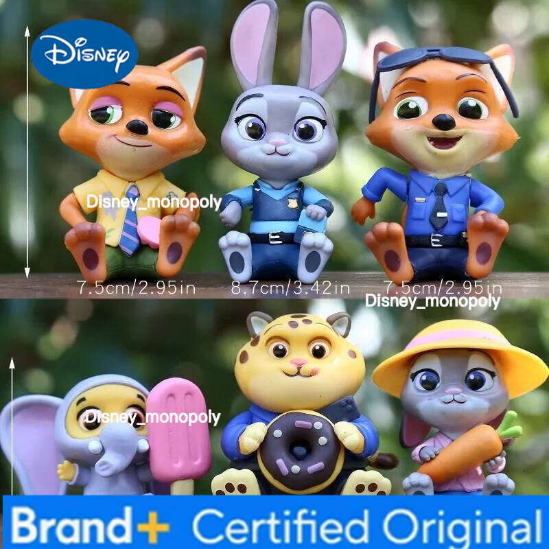 Disney Zootopia Core Character Kid-Friendly Limited EditionFinnick Toy Figure, 2025Trending Articulated Collectible Ornament Set H260105 H260105