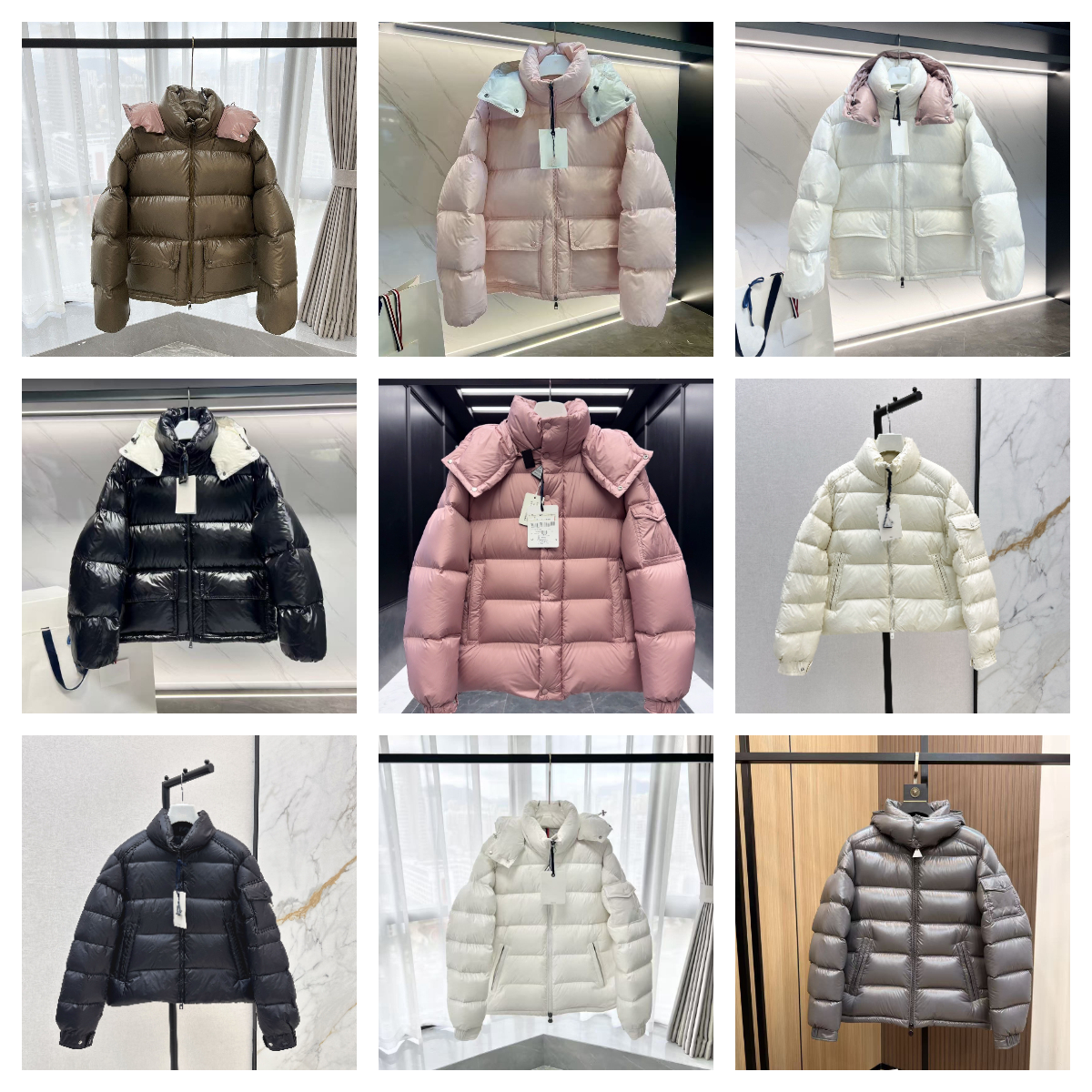 womens puffer jacket designer down jacket womens coat jacket Long Sleeve Designer Lady Slim Jacket Down Coat Windbreaker Short winter jacket puffer coat women