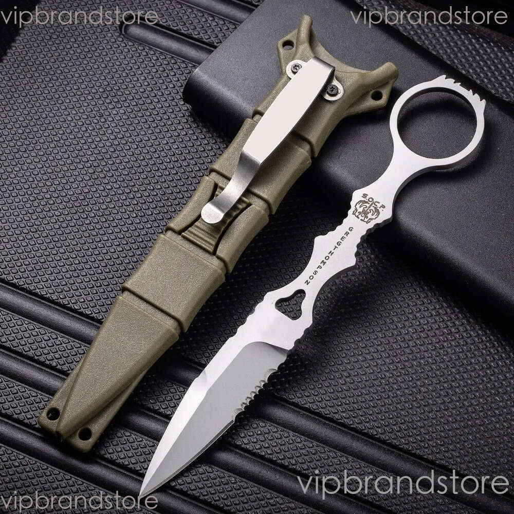 7Models 173/176 SOCP Fixed blade Tactical knife 440C steel Portable fixed blade knife Tools outdoor Camp Survival Hunt combat Fishing knives 173BK/176