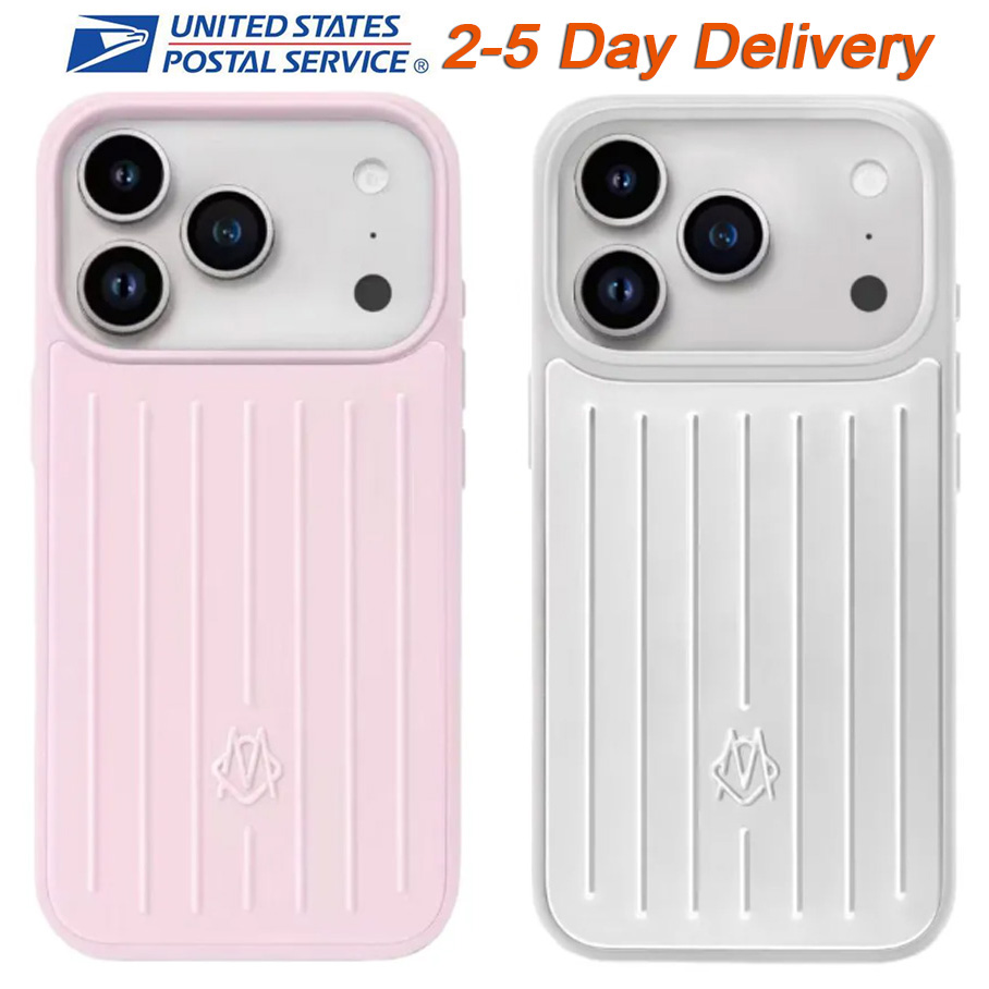 Rimowaa Phone Case Suitcase Designer iPhone Case for airpods Apple iPhone 17 Pro Max 16 15 14 13 Polycarbonate Aluminum Alloy MagSafe Weave Back Cover with retail box