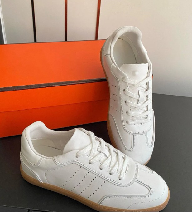 Top Design Men Match Sneakers Suede & Goatskin Calfskin Leather Rubber Sole Trainers Party Wedding Dress Man Platform Skateboard Walking EU38-46