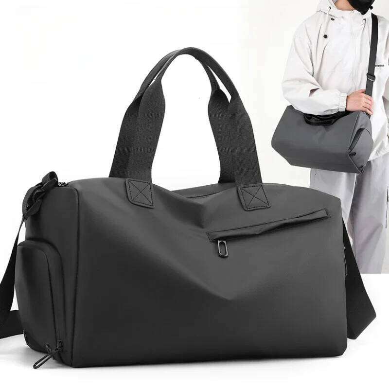 Zipper Large Oxford Travel Solid Fitness Thickened Fabric High Capacity Waterproof Luggage Sports Bags