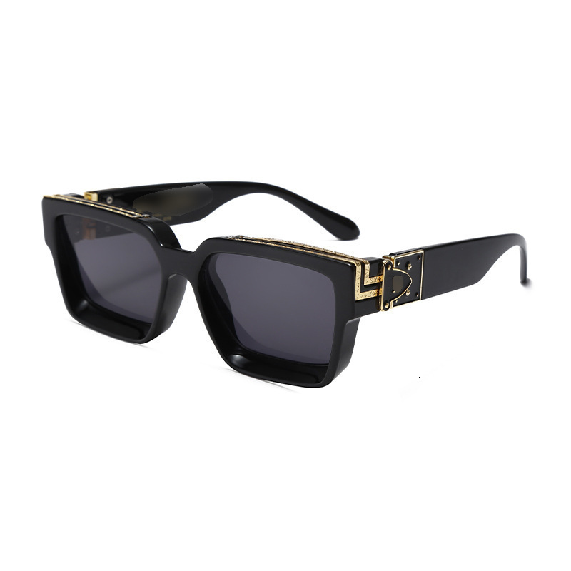 New European And American Style Designer Sunglasses Square Frame Fashionable Women's Sunglasses Luxury High-end Travel UV Protection Personalized