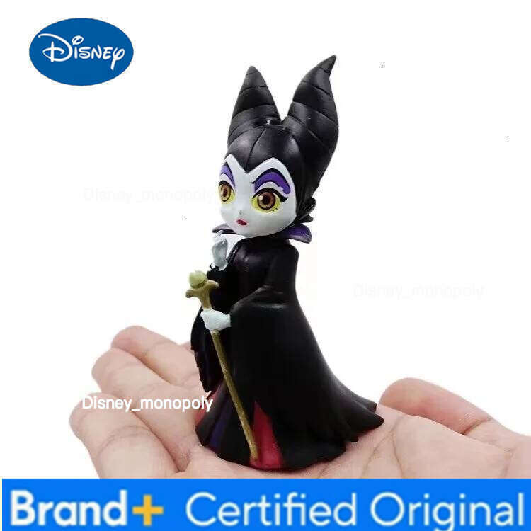 Disney 3pcs/Set Q Posket Petit Villains Set Descendants 2 Maleficent Cruella de Vil Queen Action Figure Gift Toys for Children H260105 H260105