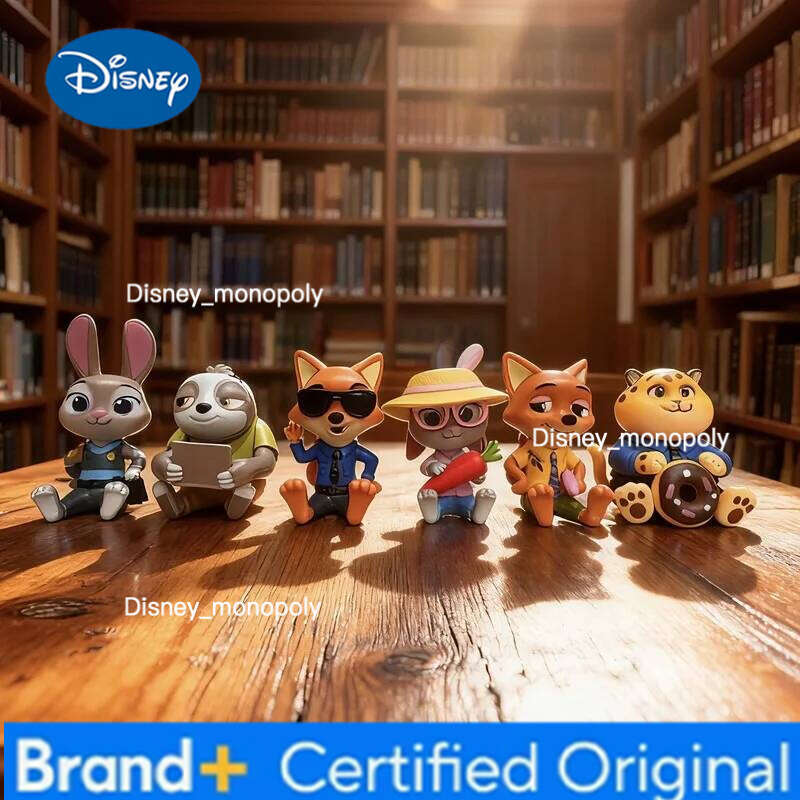 Disney Judy Hopps Nick Wilde Anime Statue - Collectible Doll Figurine Desktop Computer Decoration Ornaments Birthday Gift For Children H260105 H260105