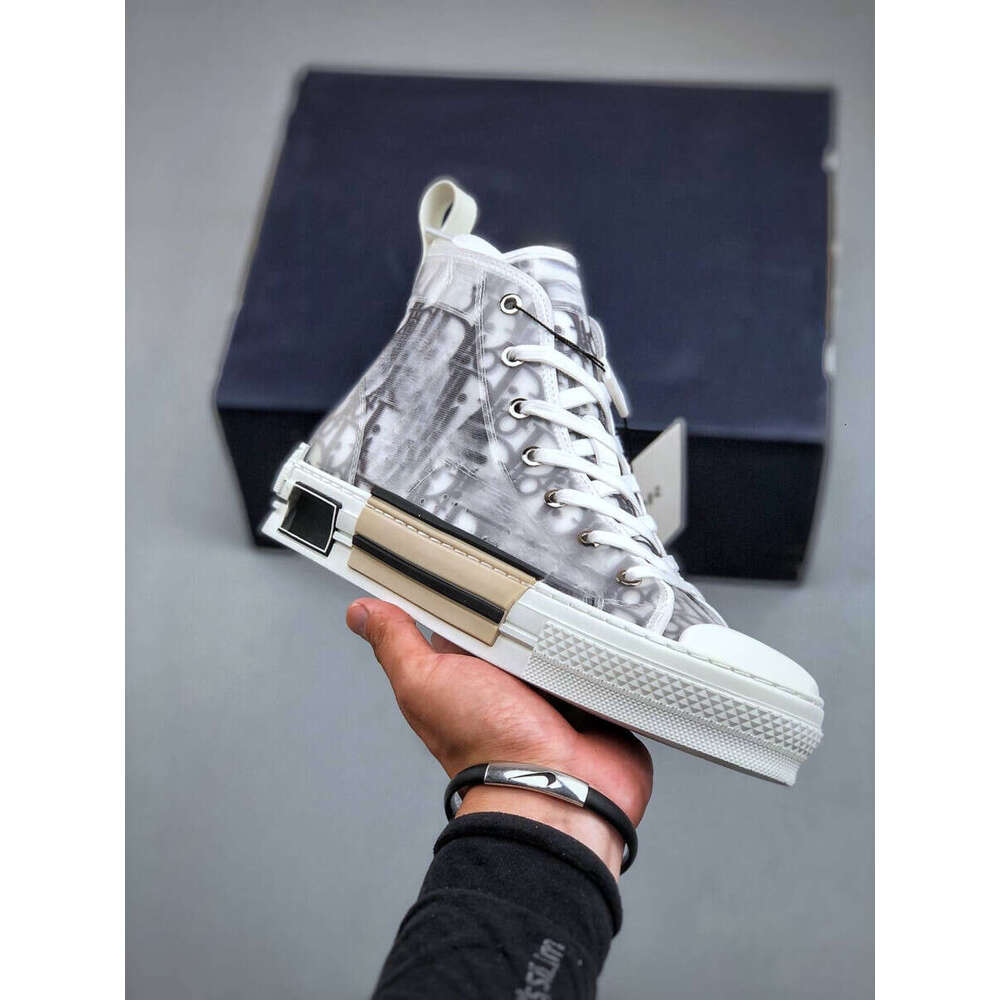 B23 Diagonal Collar High Top Sports For Men Women, Fashionable And Trendy Casual Shoes Without Shoe Box