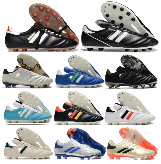 Classic Men's Youth soccer cleats Copa Mundial Eternal FG Leather Match Football Boots Futbol Shoe Sizes 39-45