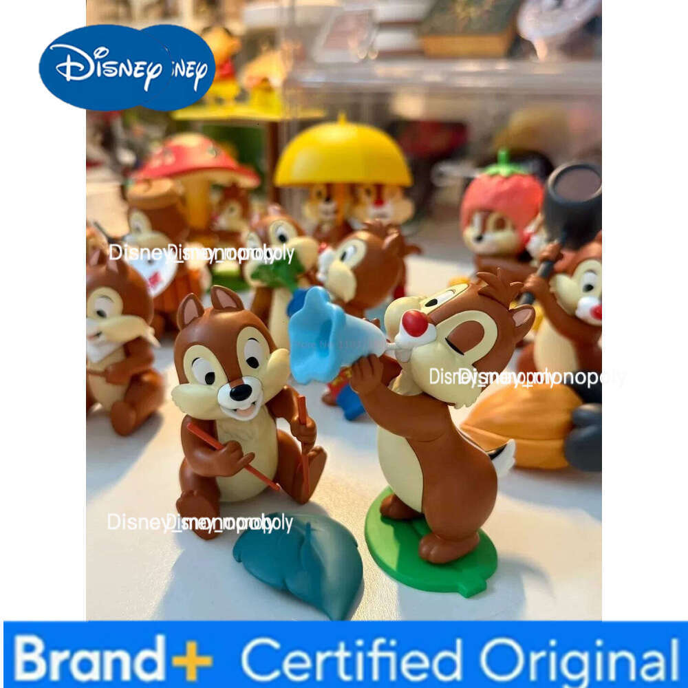 Disney Chip And Dale Brothers Good Series Blind Box Figure Toy Kawai Desktop Decorate Ornaments Kid Toys Birthday Gifts H260105