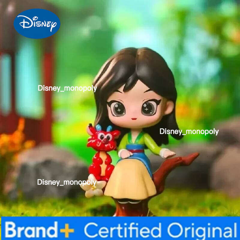 Disney and Mushu Dragon Hot Movies Mulan Princess Action Figure Fashion Trendy Toys Kawaii Birthday Gift H260105