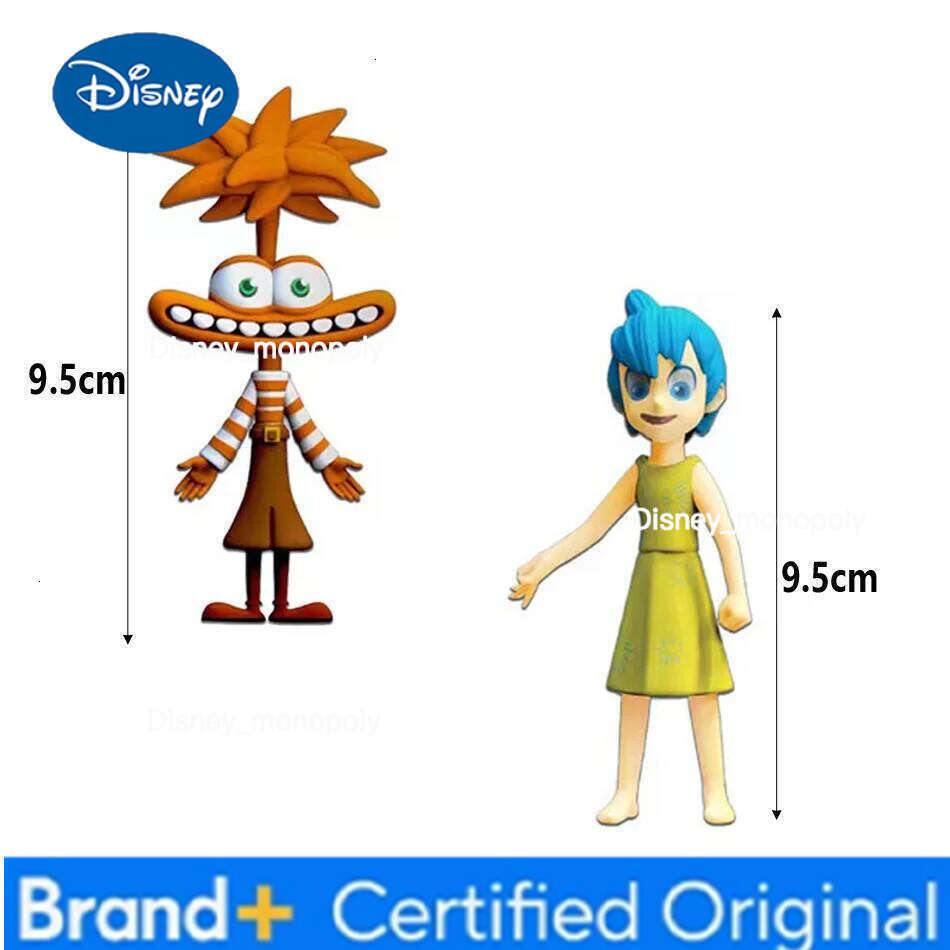 Disney 6pcs/set Inside Out Kids Figure Sadness Joy Anger Action Doll Toy Cake Decorative Desk Ornament Kid Birthday Gift H260105