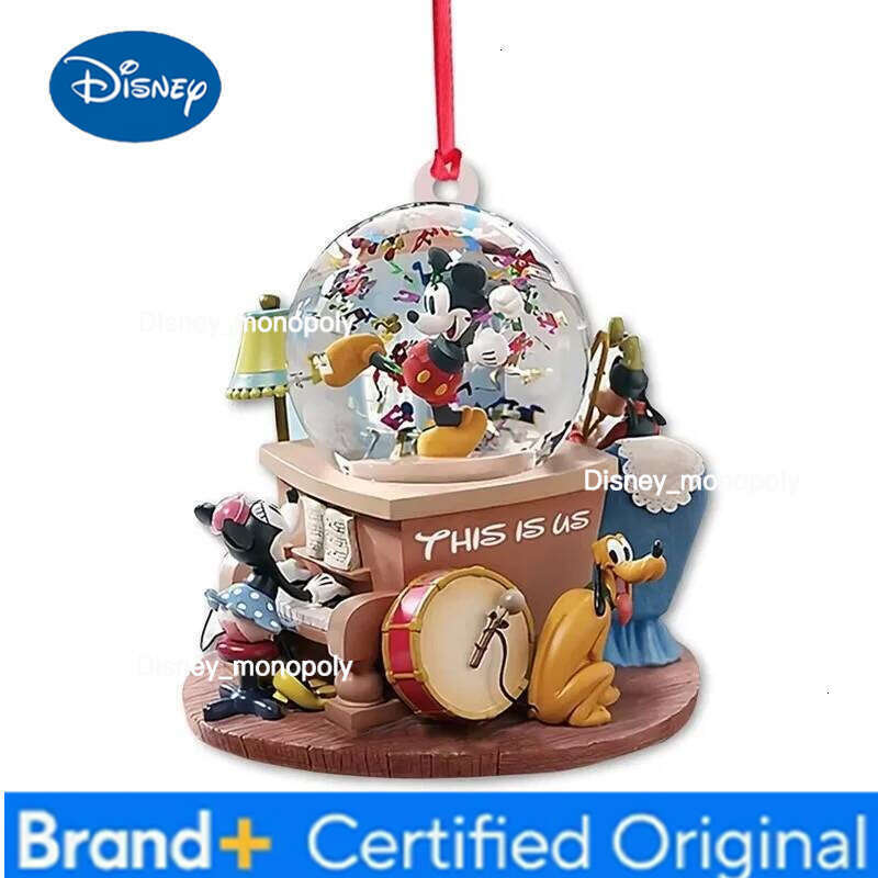 Disney New Hanging Mickey Mouse Pendants Grinch Ornaments Acrylic 2d Version Christmas Tree Decor Xmas Toys H260105