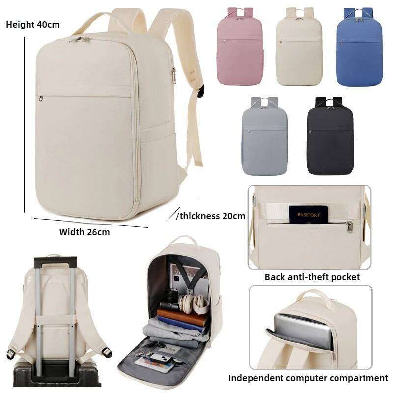 Men Women Hand Luggage 40x20x25 Cabin Bag Lightweight Aeroplane Carry-Ons Travel Waterproof Laptop Backpack